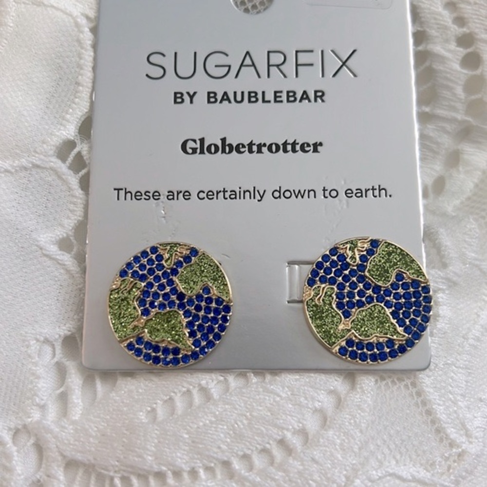 Blue & Green Globetrotter Stud Earrings